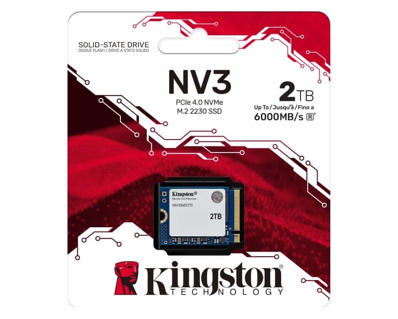 Fotografija proizvoda: 2TB M.2 2230 NVMe SNV3SM3/2T0 serija NV3 SSD