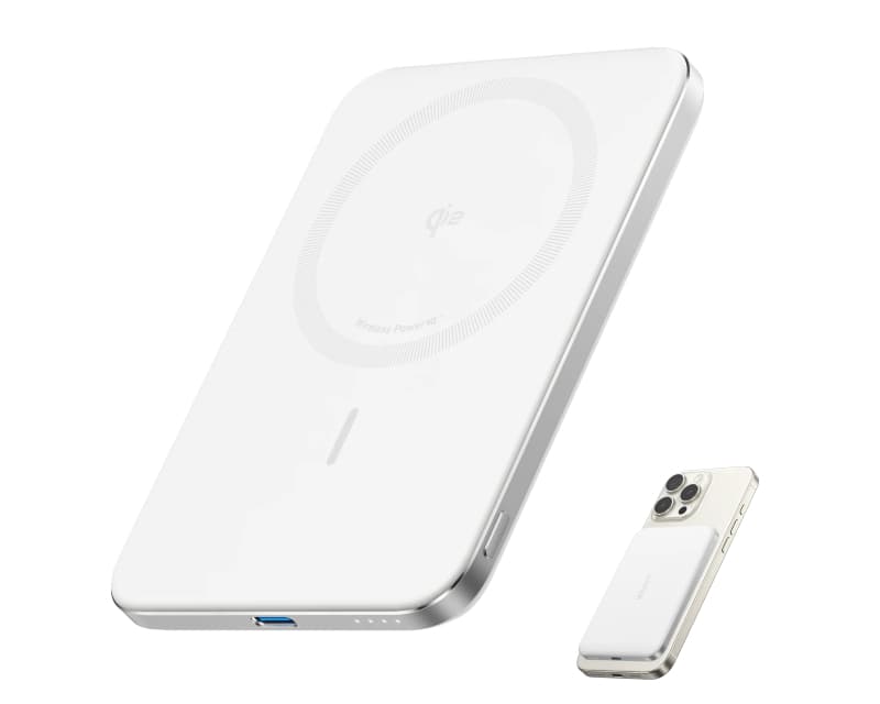 Fotografija proizvoda: Nano 5000mAh, 20W, MagSafe Power Bank beli