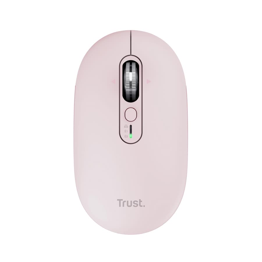 Fotografija proizvoda: Miš TRUST SERON HYPSCROLL SLIM WRLS MOUSE/roze
