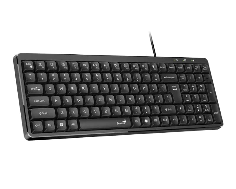 Fotografija proizvoda: LuxeMate 120 USB US slim crna tastatura