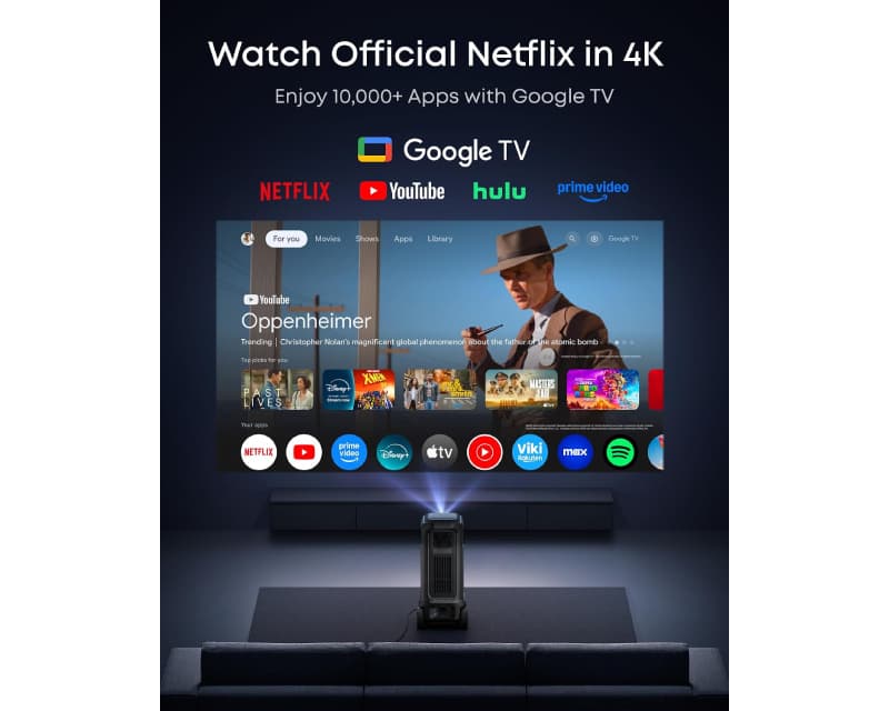 Fotografija proizvoda: soundcore Nebula X1 Pro 4K Google TV projektor