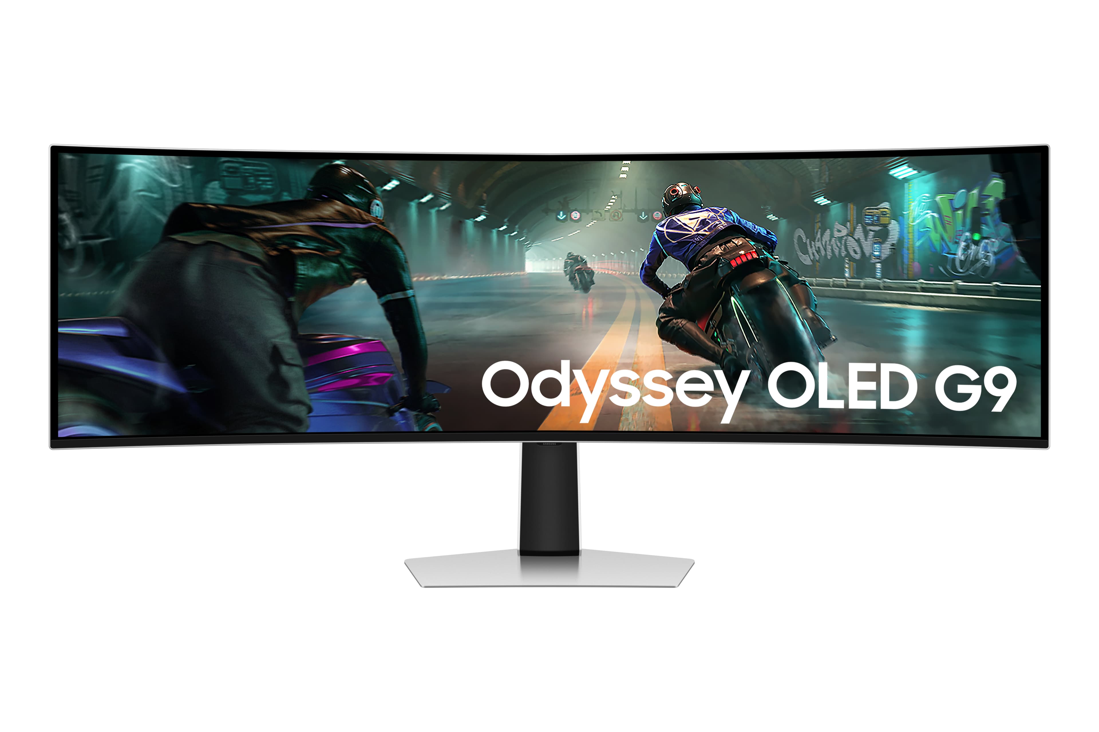Fotografija proizvoda: Monitor SAMSUNG LS49DG910SUXEN 49"/OLED,zakrivljen,32:9/5120x1440/144Hz/0,03msGTG/HDMI,DP/freesync
