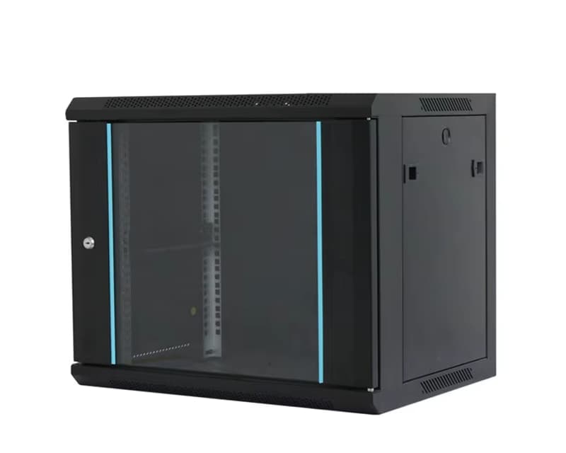 Fotografija proizvoda: Rack orman zidni, 6U, 600x450, staklena vrata