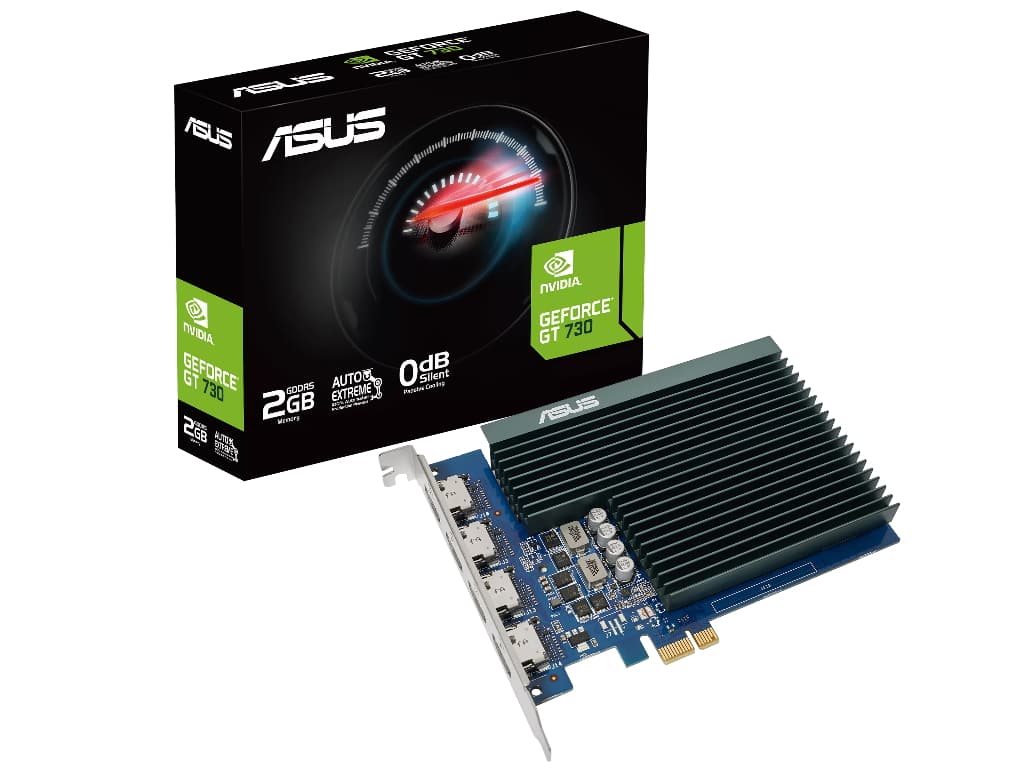 Fotografija proizvoda: Graficka karta ASUS GT730-4H-SL-2GD5 NVD/2GB/GDDR5/64bit/crna