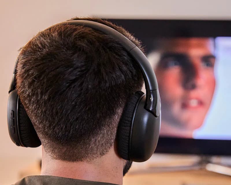 Fotografija proizvoda: SoundReel TV Bluetooth crne slušalice (M50033)