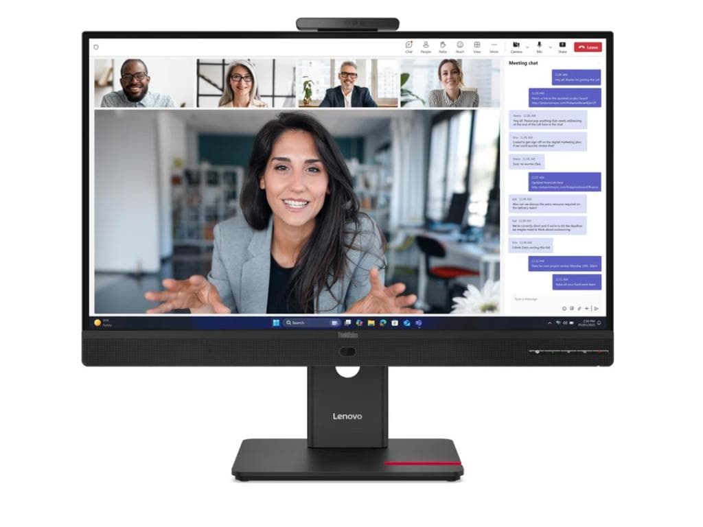 Fotografija proizvoda: Monitor LENOVO ThinkVision T27QD-4v 27"/IPS/2560x1440/120Hz/4ms/USB-C PD 100W,USB-C PD 15W, 3xUSB-A,