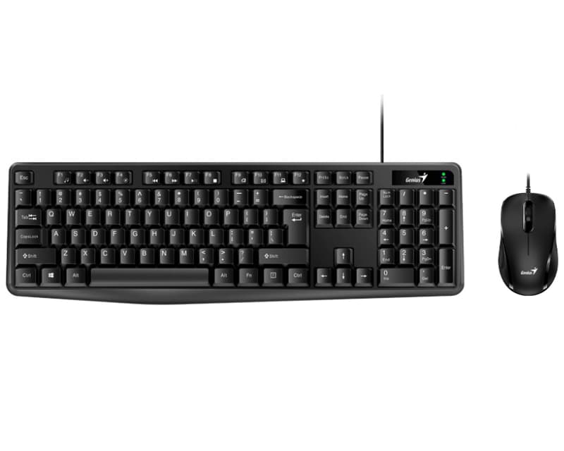Fotografija proizvoda: KM-170 USB YU crna tastatura + USB crni miš