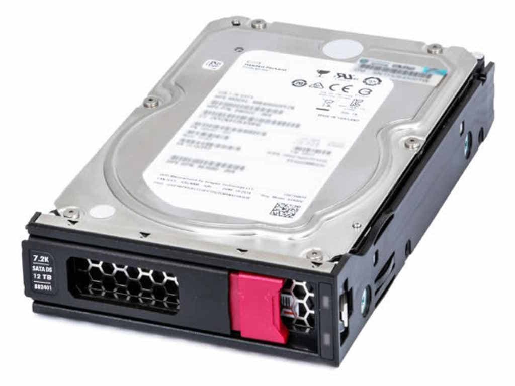 Fotografija proizvoda: HPE 12TB SATA 6G Business Critical 7.2K LFF LP 1-year Warranty Helium 512e Multi Vendor Remarket HDD