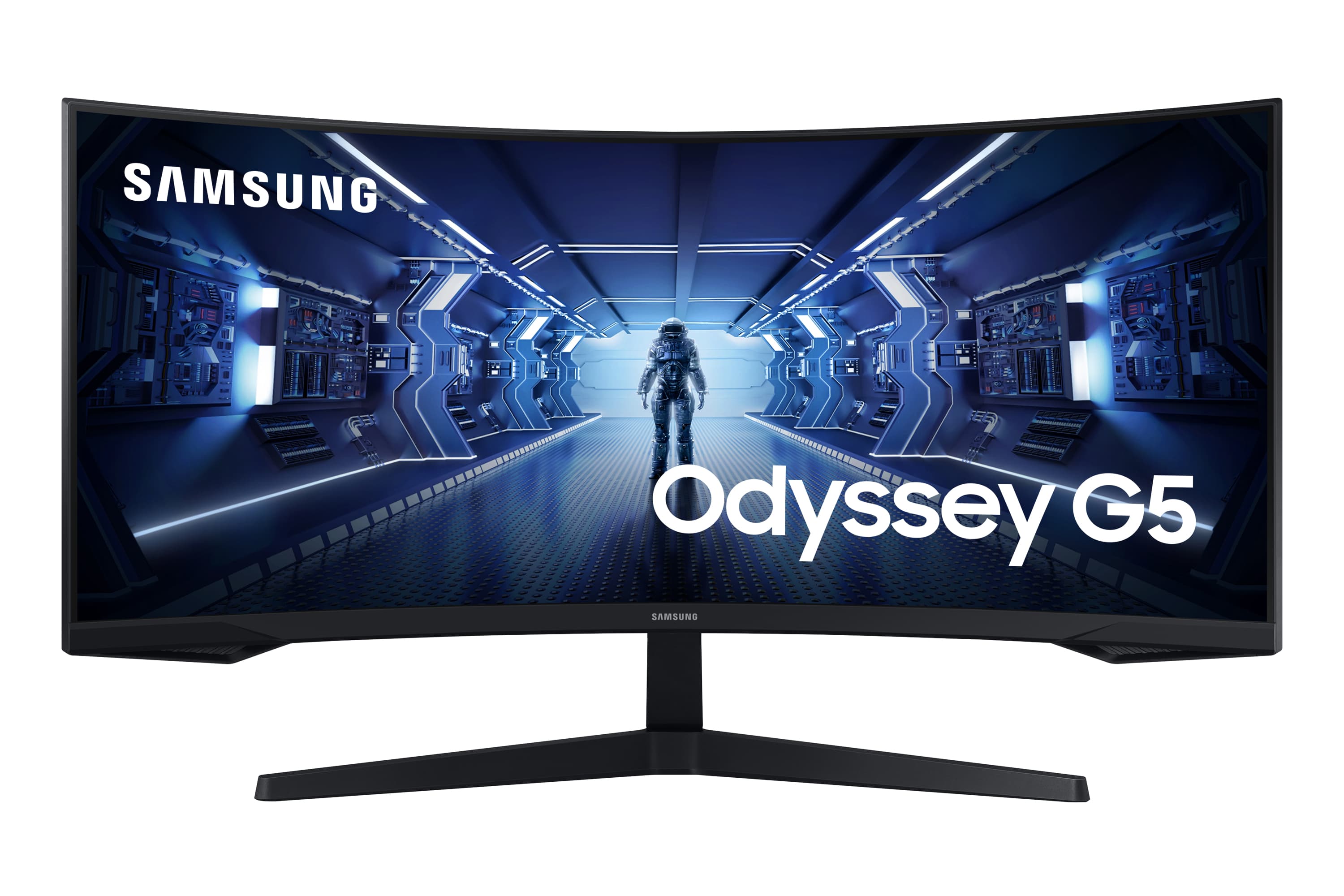 Fotografija proizvoda: Monitor SAMSUNG LC34G55TWWPXEN 34"/VA,zakrivljen/3440x1440/165Hz/1ms MPRT/DP,HDMI/Freesync/crna