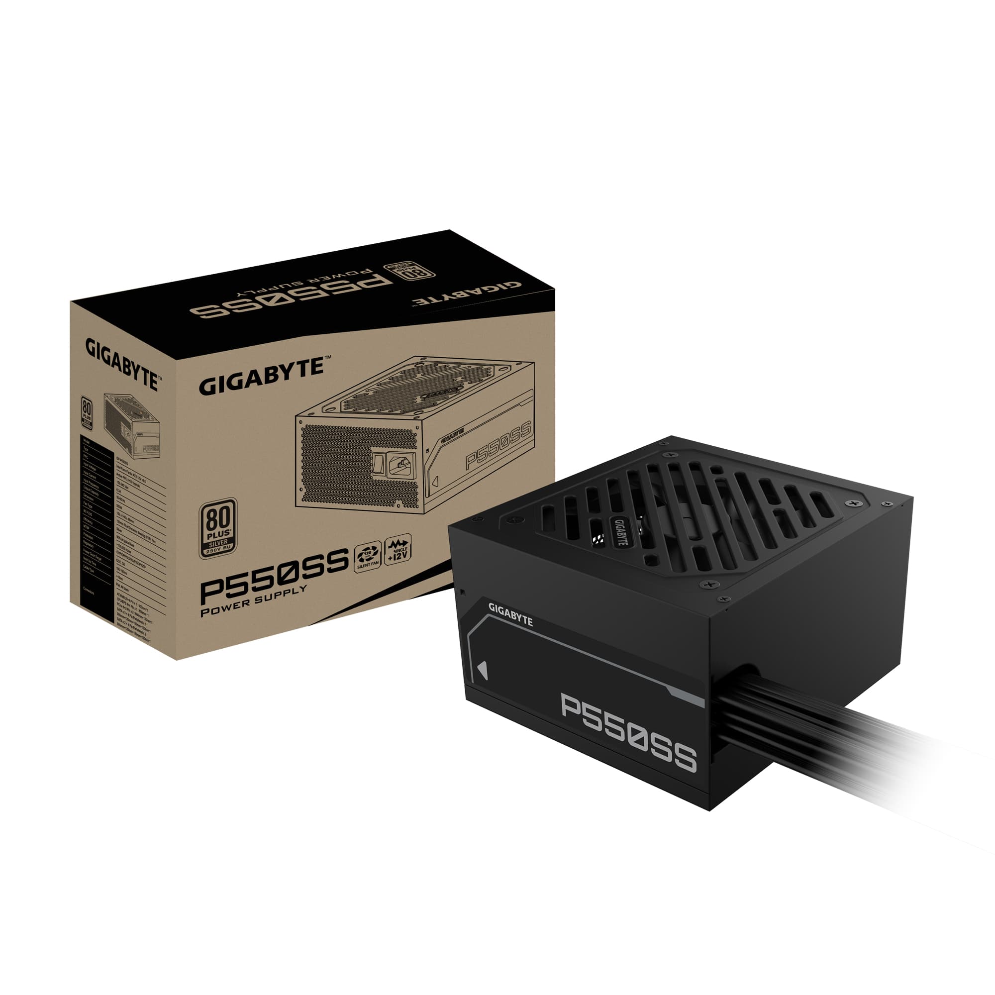 Fotografija proizvoda: Napajanje GIGABYTE GP-P550SS 550W
