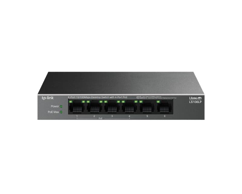 Fotografija proizvoda: LS106LP(UN) 6-portni 10/100mbps Desktop switch