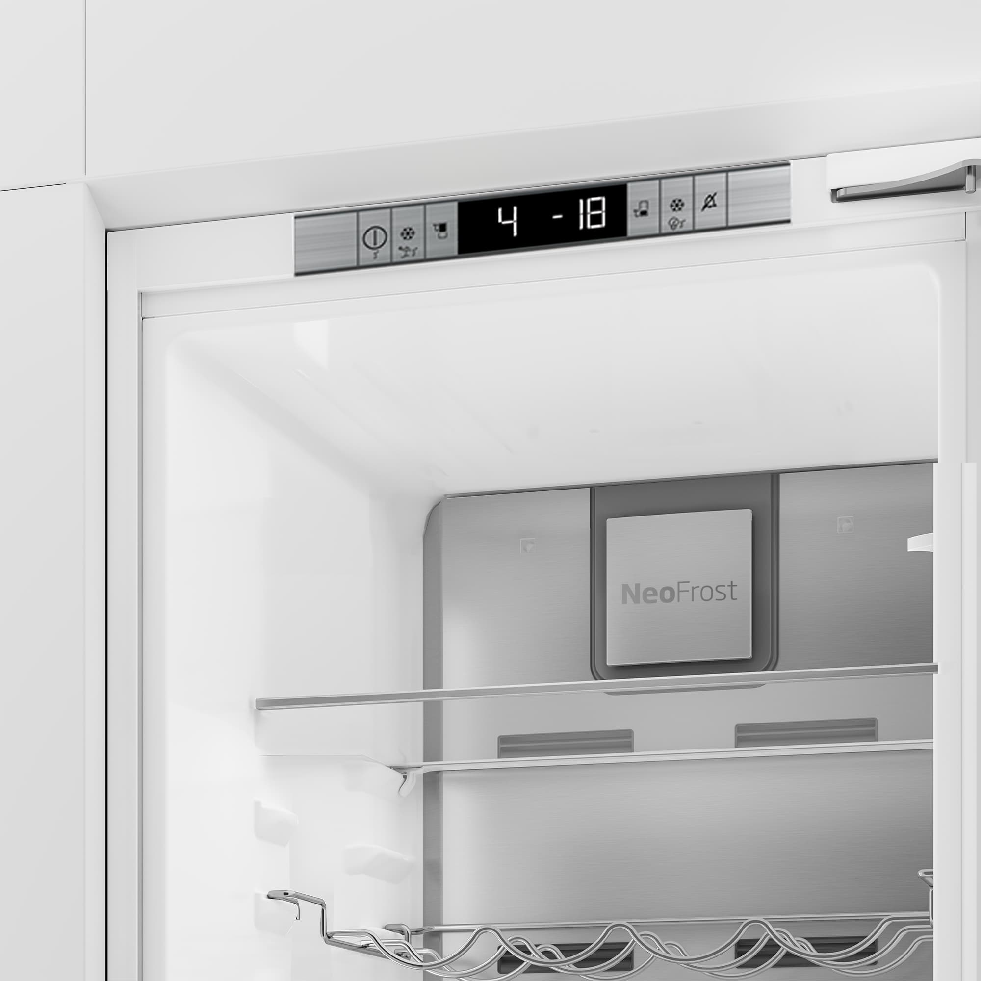 Fotografija proizvoda: BCNA275E4SN ProSmart inverter ugradni kombinovani frižider
