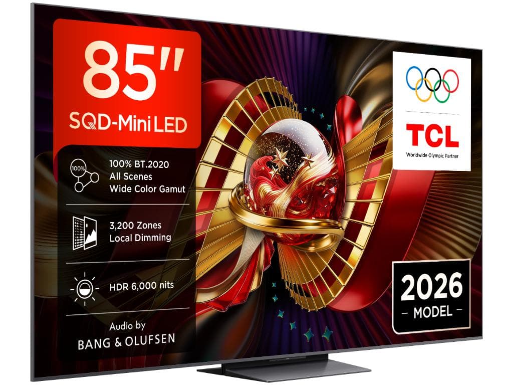Fotografija proizvoda: Televizor TCL 85C8L/SQD-MiniLED/85"/4K UHD/144Hz/Google TV/crna
