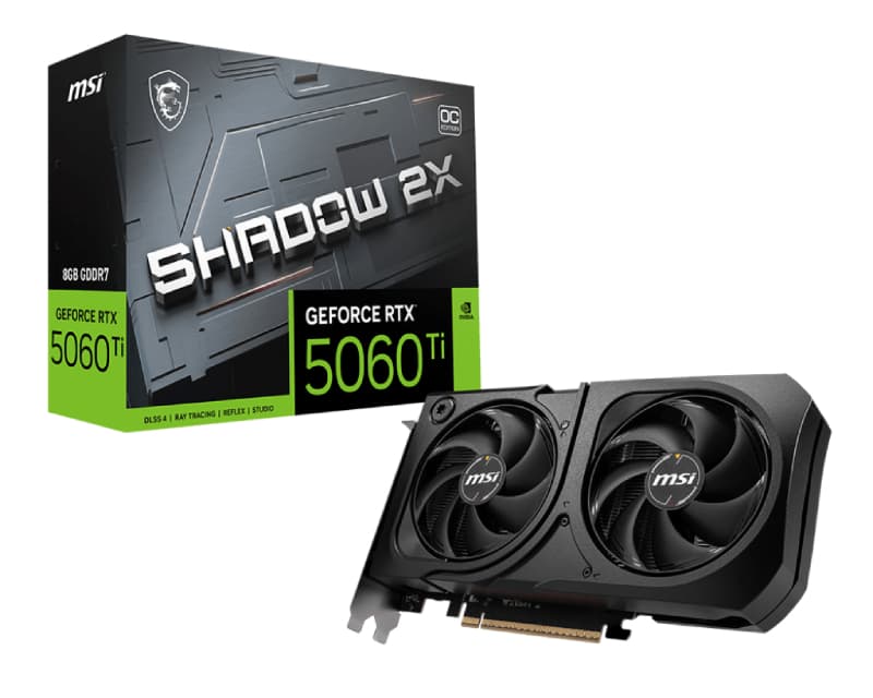 Fotografija proizvoda: GeForce RTX 5060 Ti 8G SHADOW 2X OC PLUS grafička karta