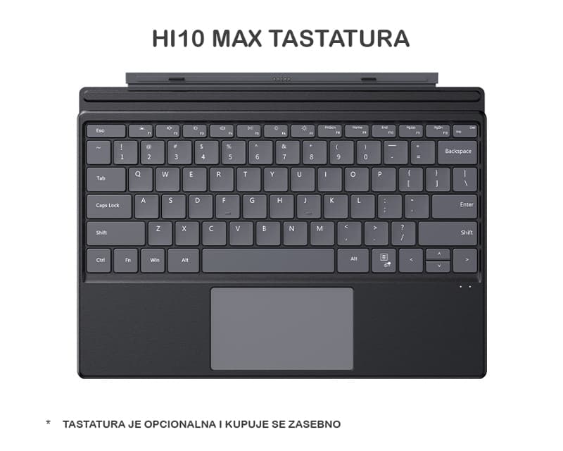 Fotografija proizvoda: Hi10 Max 12,9 inča (Intel N150, 12GB, 512GB SSD, Win 11 Home) 2u1 laptop