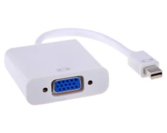 Fotografija proizvoda: Adapter Mini DisplayPort (M) - VGA D-sub (F) crni