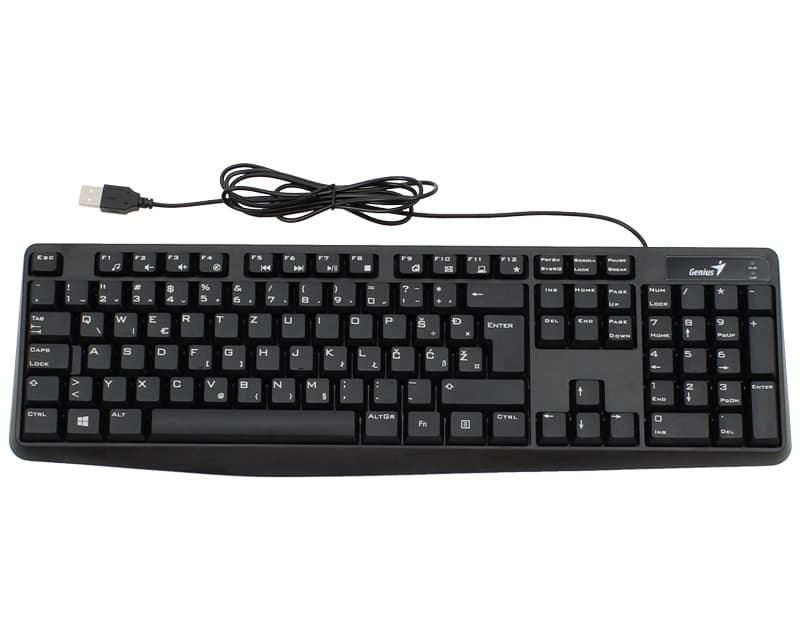 Fotografija proizvoda: KB-117 USB YU crna tastatura