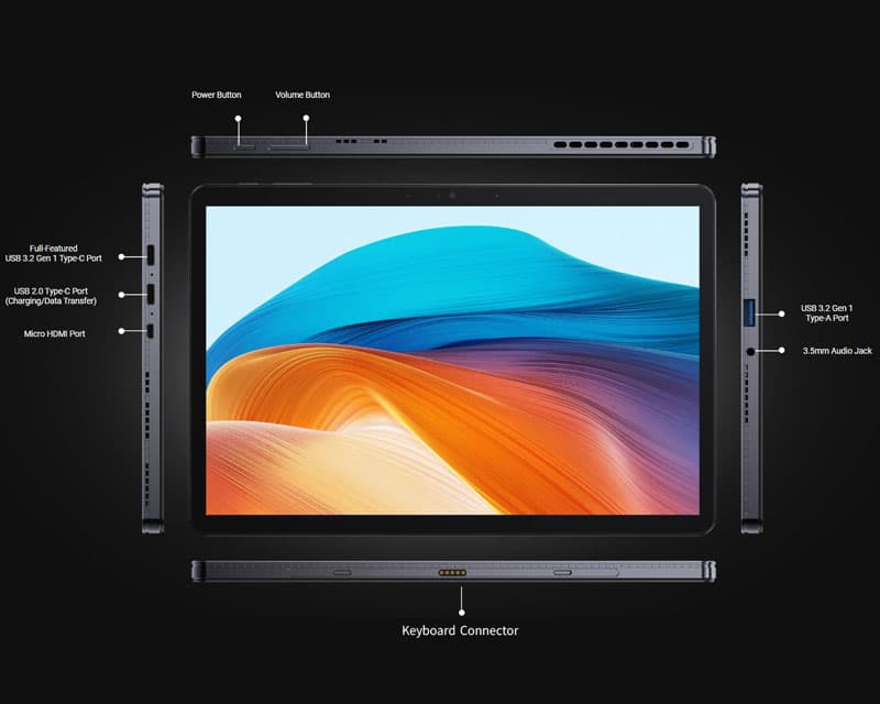 Fotografija proizvoda: Hi10 X2 10,1 inč (Core I3-10100Y, 8GB, 256GB SSD, Win 11 Home) 2u1 laptop