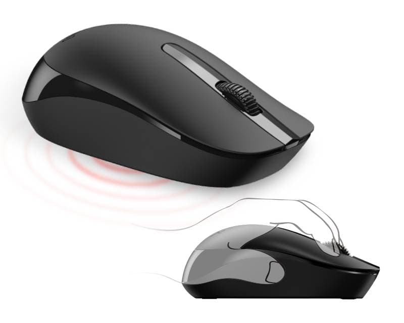 Fotografija proizvoda: Smart KM-8101 Bežična USB YU crna tastatura + miš