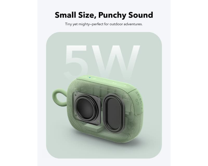 Fotografija proizvoda: Soundcore Select 4 Go portable bluetooth IP67 speaker green