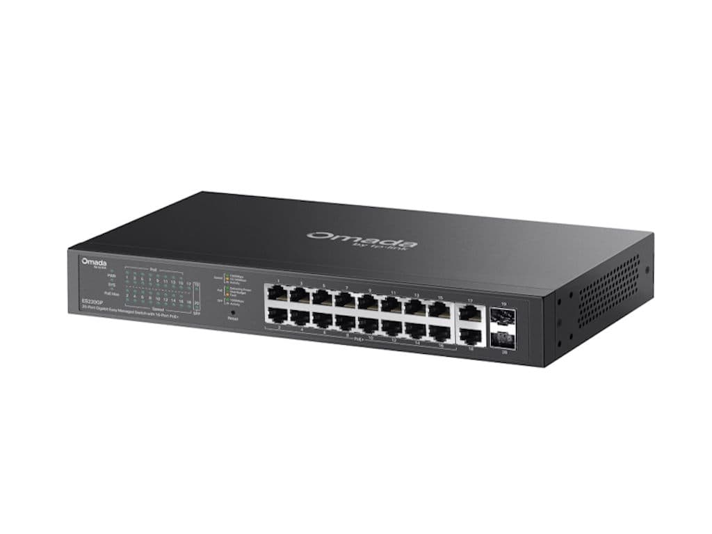 Fotografija proizvoda: Switch TP-LINK Omada 20-Port Gigabit Easy Managed Switch with 16-Port PoE+