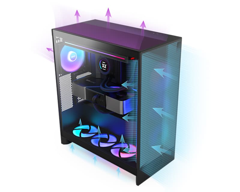 Fotografija proizvoda: H7 Flow RGB kućište belo (CM-H72FW-R1)