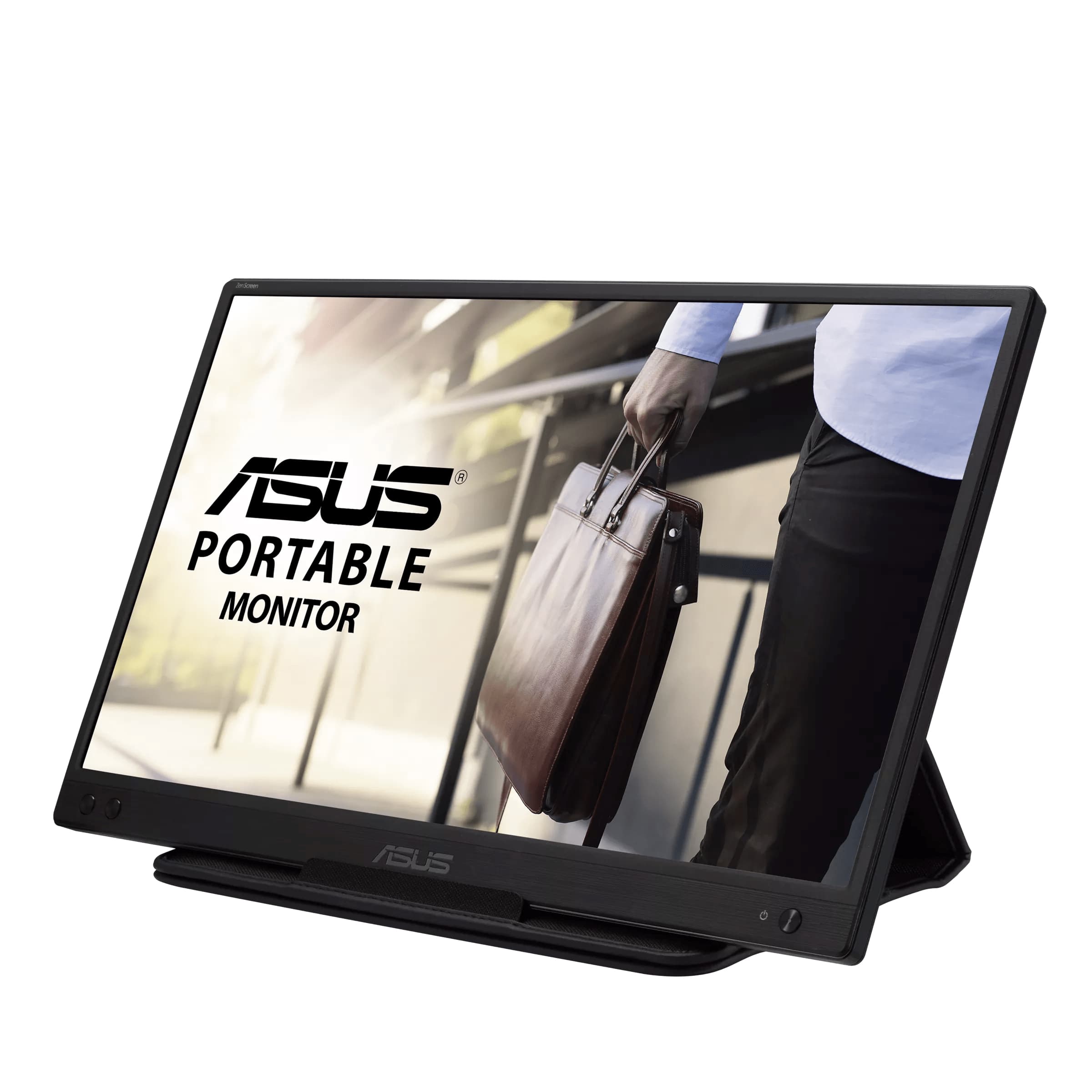 Fotografija proizvoda: Monitor ASUS ZenScreen MB166C 15.6"/IPS/1920x1080/60Hz/5ms GtG/USB C/prenosni/crna