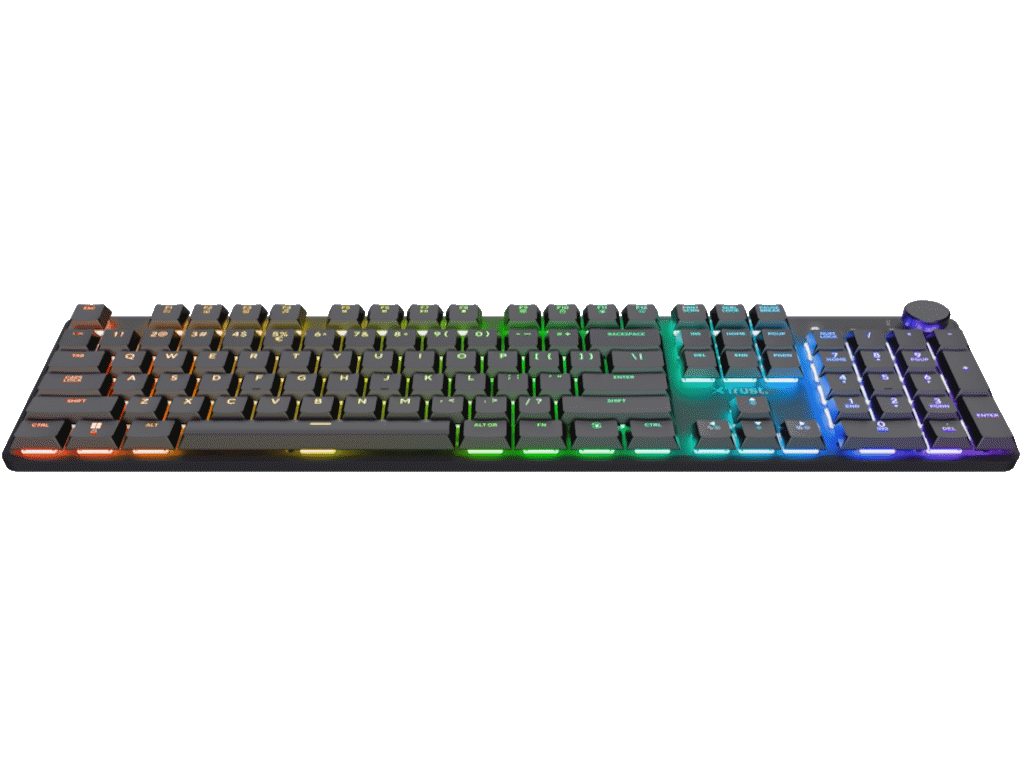 Fotografija proizvoda: Tastatura TRUST GXT868 TORIX WRLS Mehanicka/US/crna