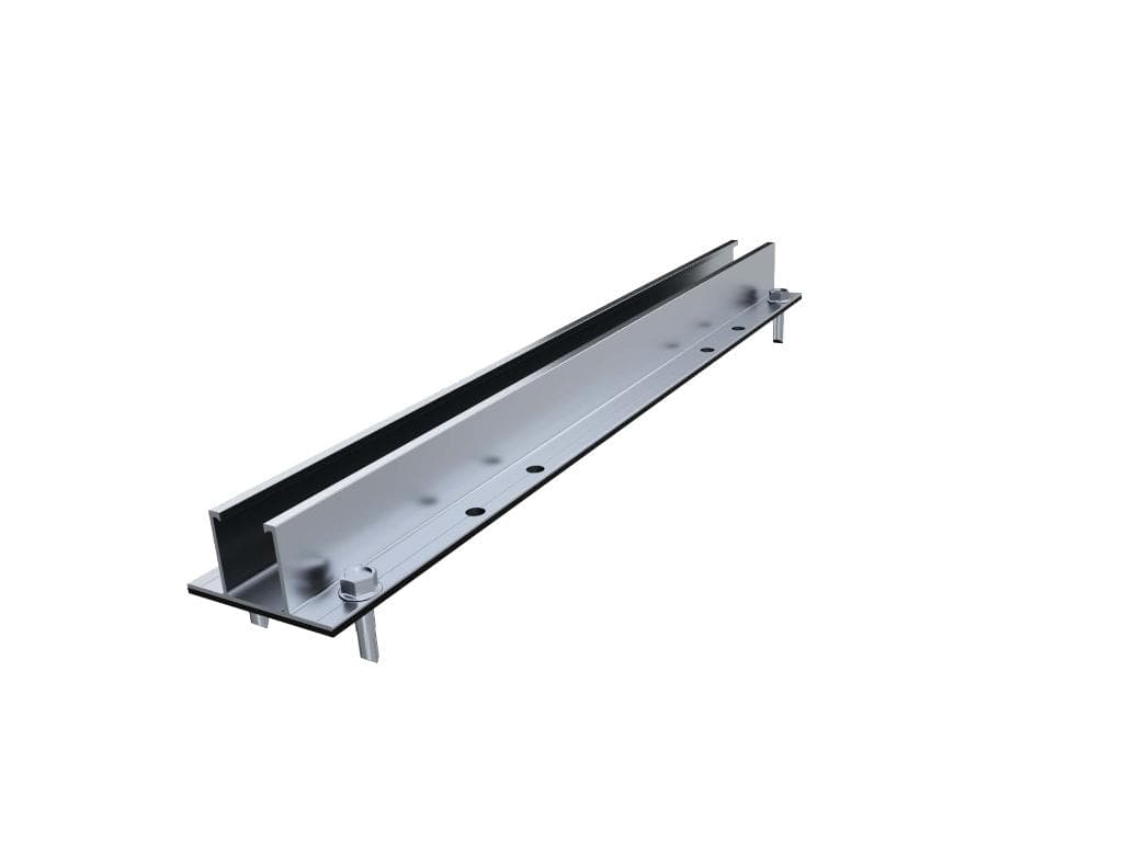 Fotografija proizvoda: Konstrukcije za SE ANTAI za trapezni lim H45, mini rail, 400mm, set za 6 panela, klampe za FS panele