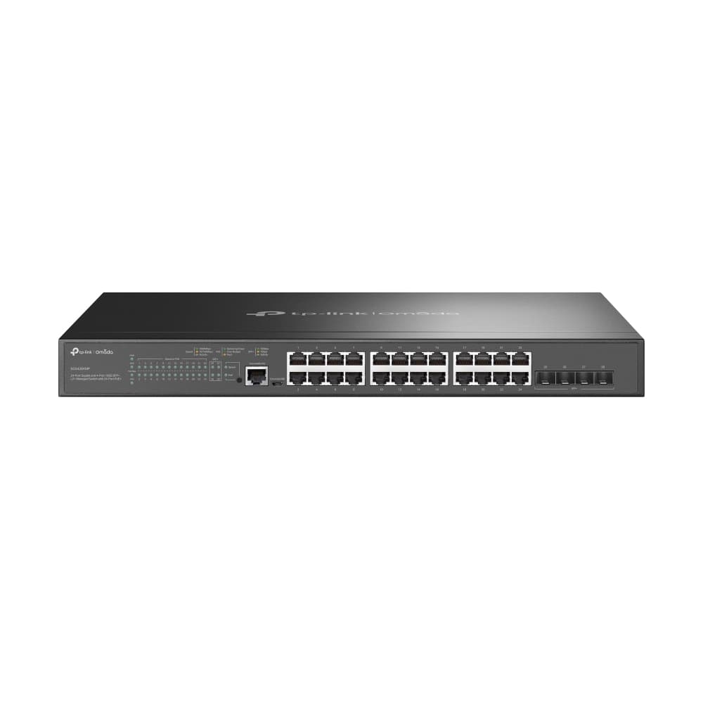 Fotografija proizvoda: SG3428XMP Omada 28-portni upravljivi Switch sa 24-porta PoE+ + 4-porta 10GE SFP+ L2+