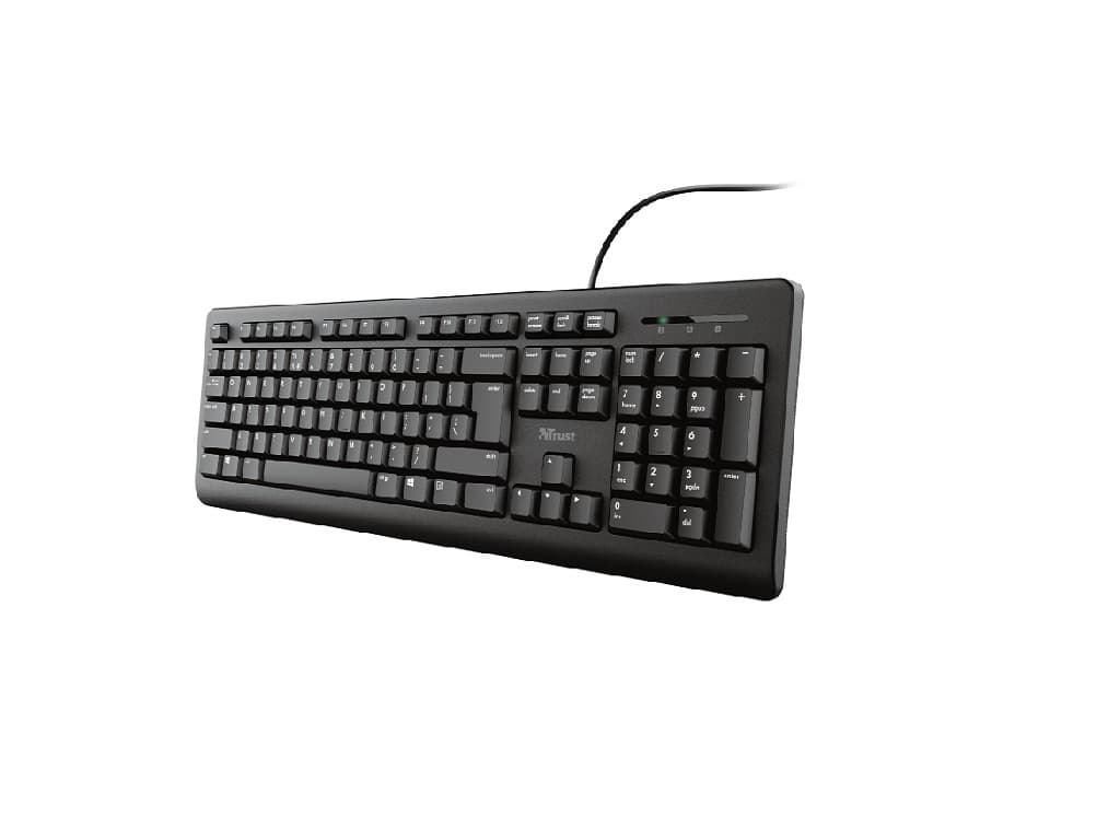Fotografija proizvoda: Tastatura TRUST Primo žicna/US/crna