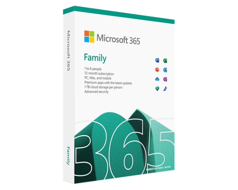 Fotografija proizvoda: Microsoft 365 Family (EP2-32329)