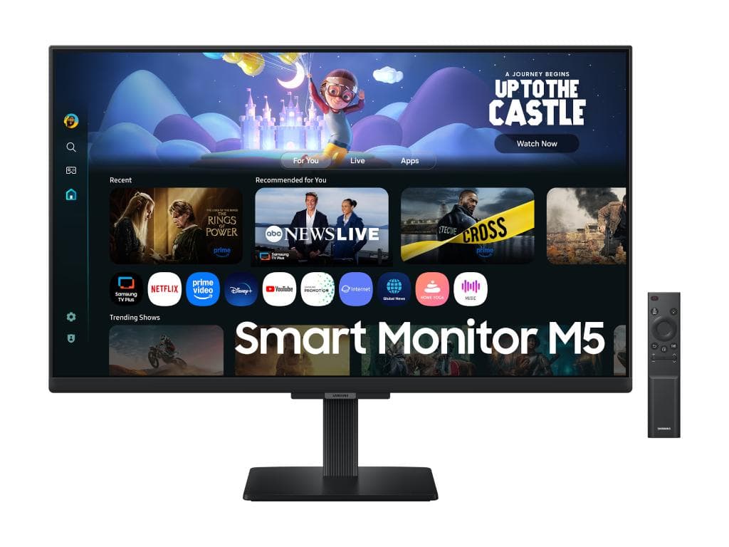 Fotografija proizvoda: Monitor SAMSUNG LS32FM702UUXDU 32"/VA/3840x2160/60Hz/4ms GtG/HDMIx2,USB,LAN/VESA/smart/zvucnici/crna
