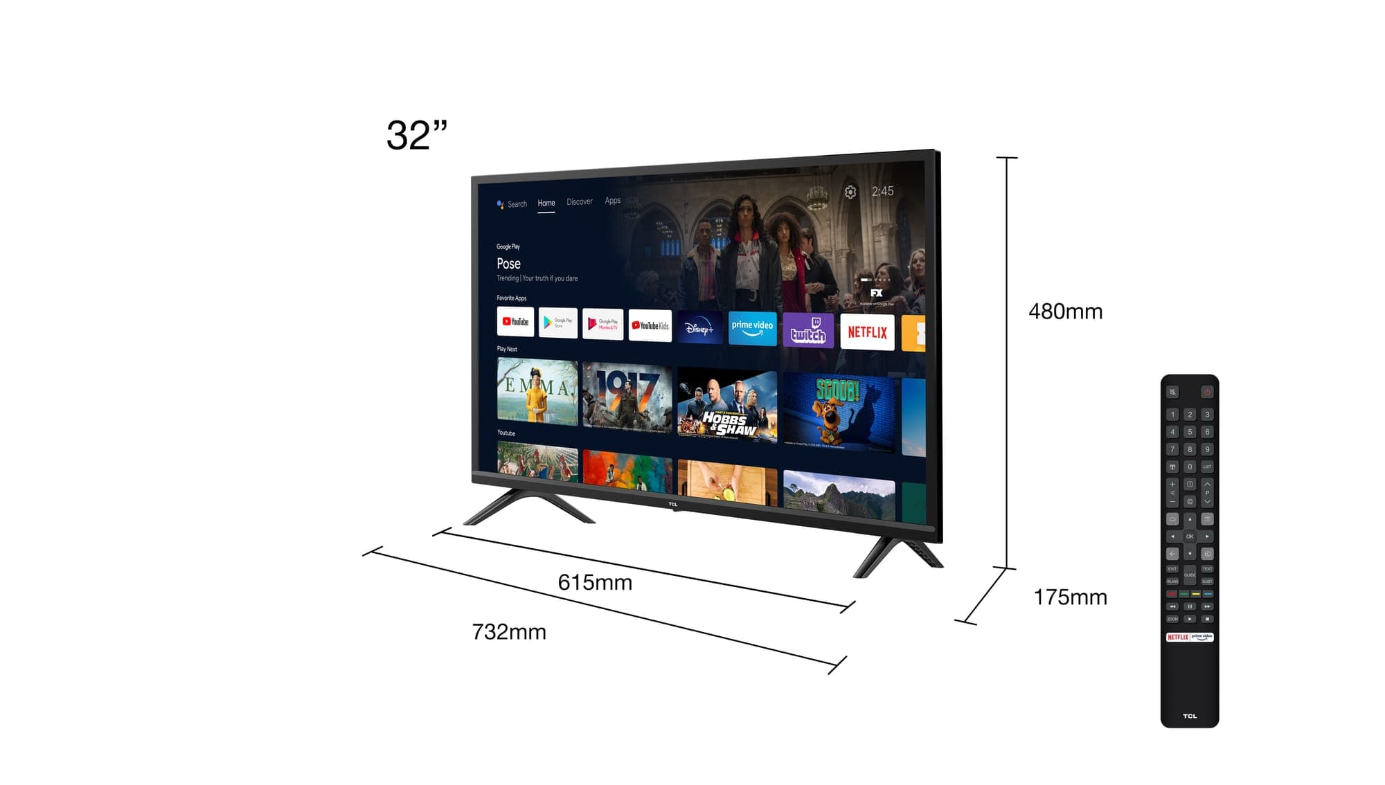 Fotografija proizvoda: 32S5200 TCL TV Do 32"
