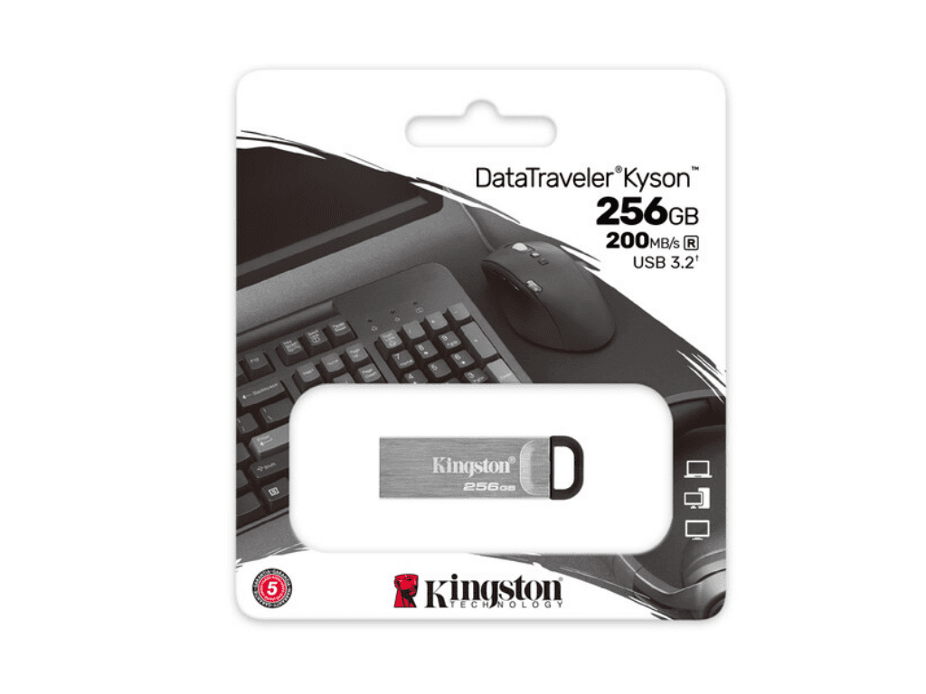 Fotografija proizvoda: USB memorija KINGSTON DTKN/256GB/Kyson/3.2/srebrna