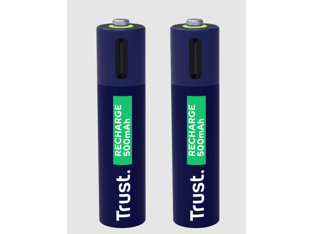 Fotografija proizvoda: Punjive baterija TRUST USB-C 2P - AAA/2 kom/ crna