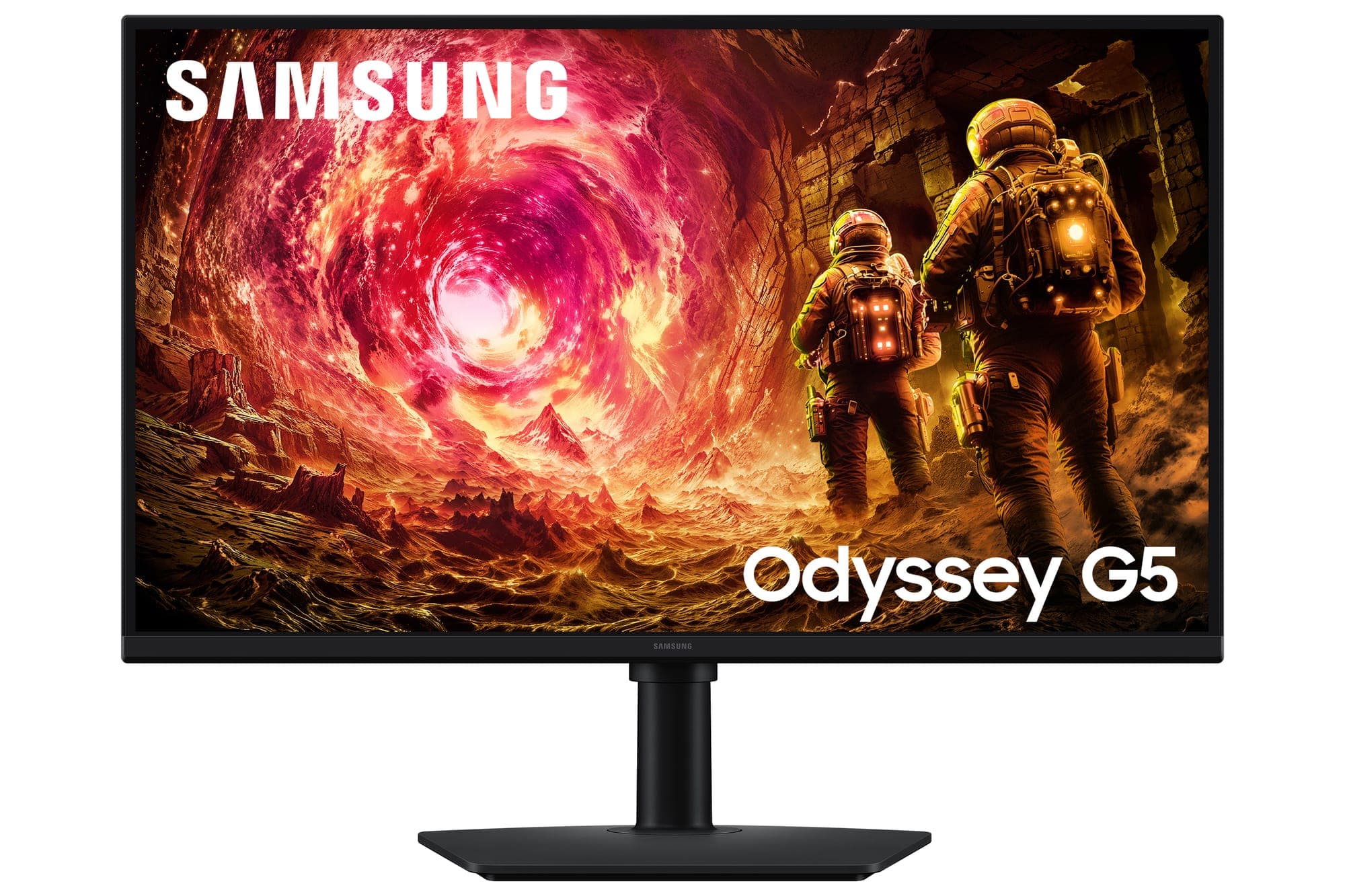 Fotografija proizvoda: Monitor SAMSUNG LS27FG502EUXEN 27"/IPS/2560x1440/180Hz/1ms GtG/HDMI,DP/G-sync/VESA/Pivot,Visina/crna