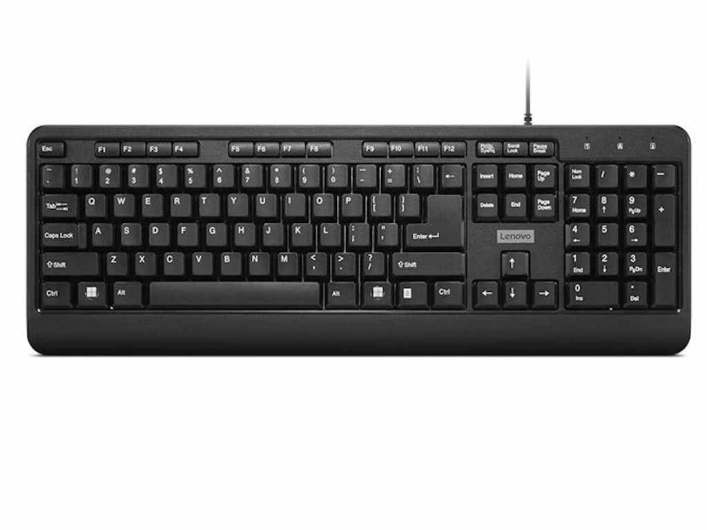Fotografija proizvoda: Tastatura LENOVO 160 žicna/GY41L68463/US/crna