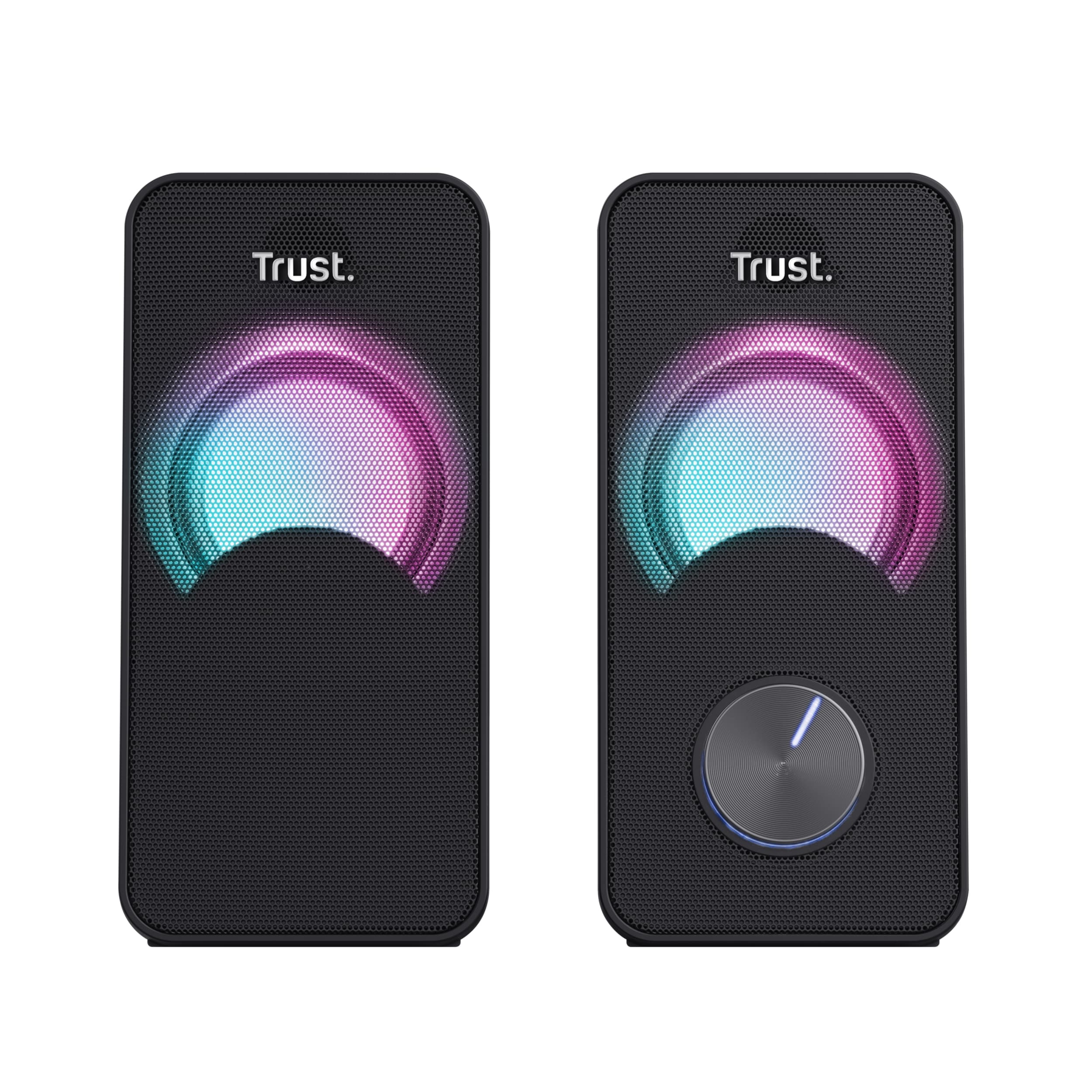 Fotografija proizvoda: Zvucnik TRUST Arys RGB 2.0/12W(6W RMS)/crna
