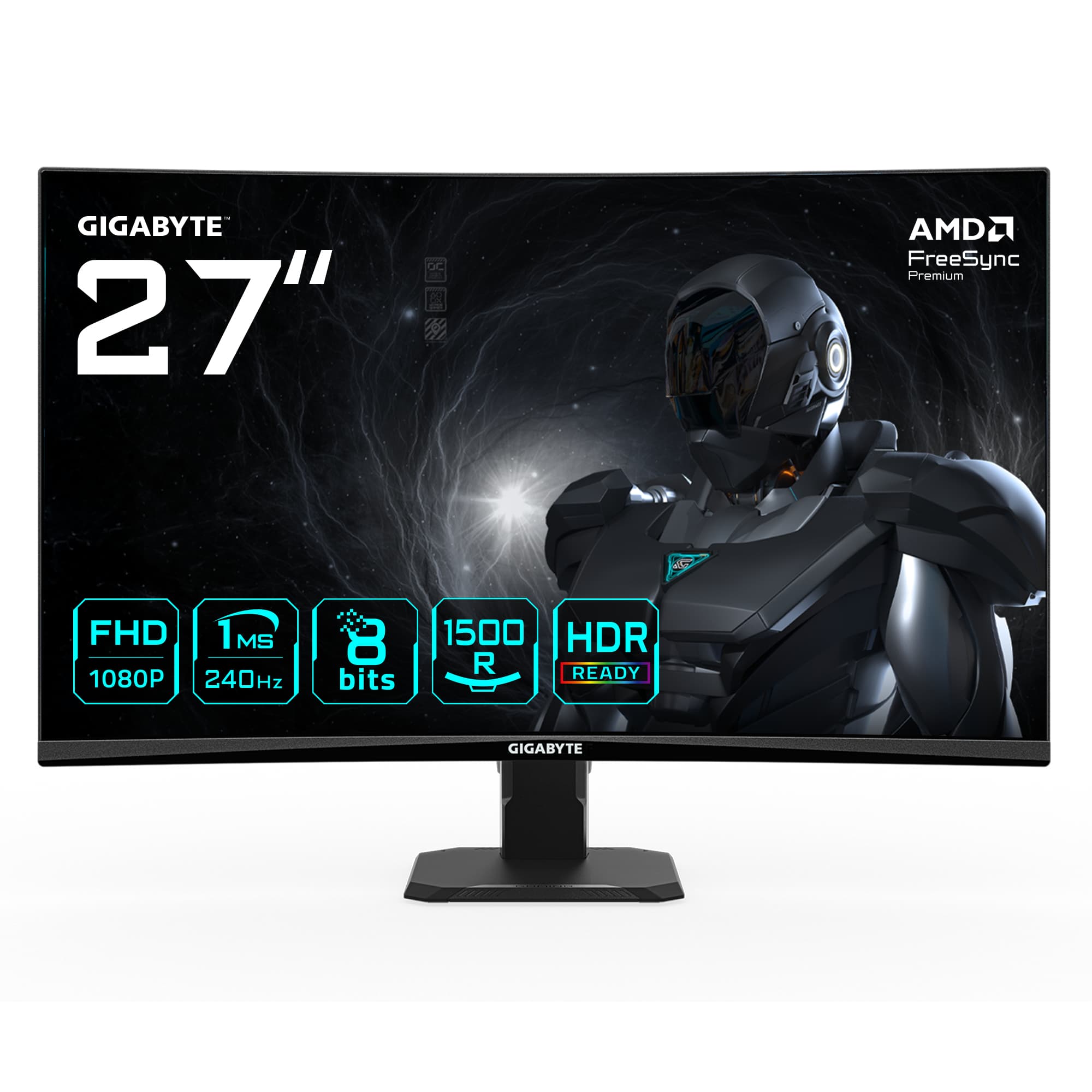 Fotografija proizvoda: 27 inča GS27FC2 FHD 1920x1080 VA 240 Hz HDR10 zakrivljeni gaming monitor