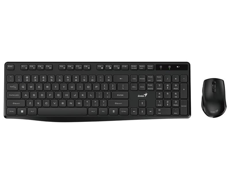 Fotografija proizvoda: KM-8206S Wireless USB US bežična crna tastatura
