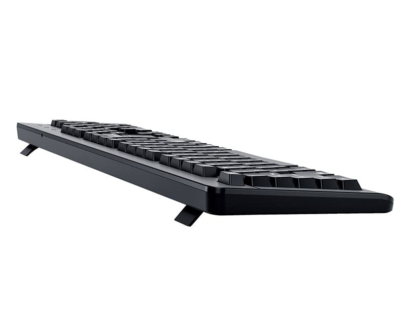 Fotografija proizvoda: KM-160 USB US black keyboard + USB black mouse