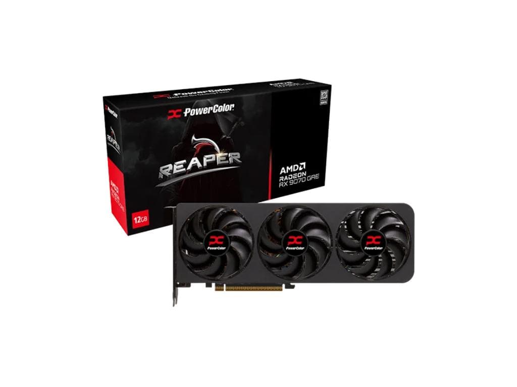 Fotografija proizvoda: Graficka karta POWERCOLOR Reaper AMD/12GB/GDDR6/192bit/crna