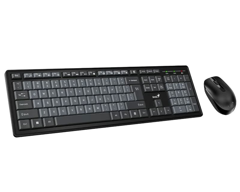 Fotografija proizvoda: Smart KM-8200 Wireless USB US crna tastatura + miš