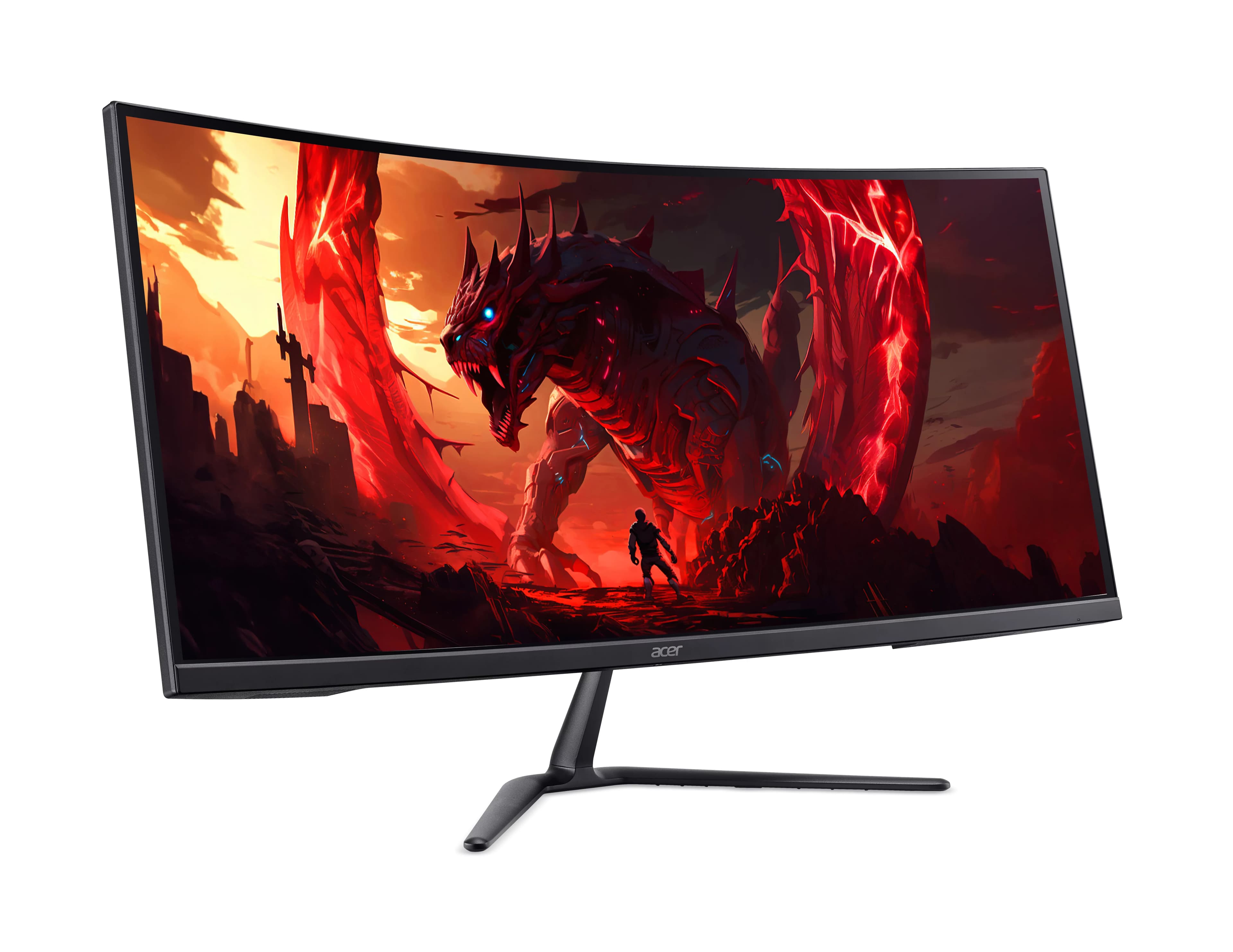 Fotografija proizvoda: 34-inčni Nitro ED340CURX0BMIIPX ED0 UWQHD 3440x1440 VA 200 Hz zakrivljeni gaming monitor