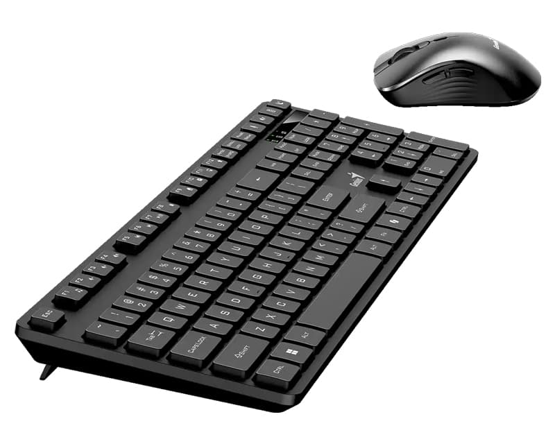 Fotografija proizvoda: KM-8216S Wireless USB YU bežična crna tastatura i miš