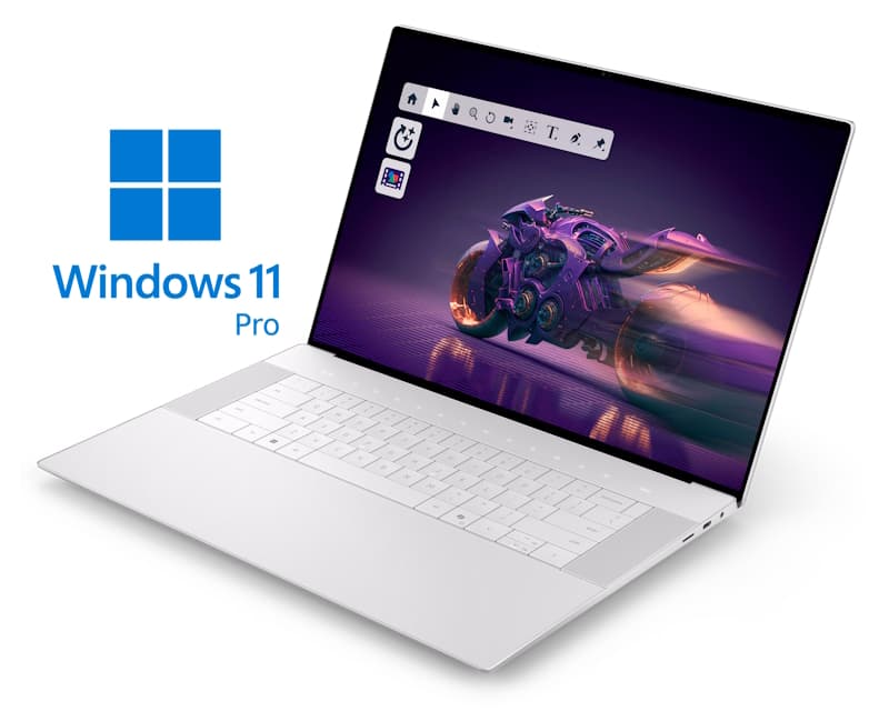 Fotografija proizvoda: 16 Premium DA16250 16,3 inčni 4K OLED 120Hz Touch 400nits Core Ultra 7 255H 32GB 1TB SSD RTX 5060 8GB Backlit FP Win11Pro 3yr NBD