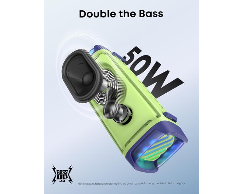 Fotografija proizvoda: Soundcore Boom 3i 50W prenosivi bluetooth IP68 zvučnik zeleni