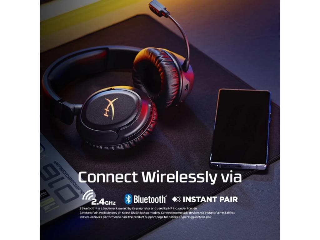 Fotografija proizvoda: Slušalice HYPERX Cloud Flight 2 WL BK GAM HS/crna