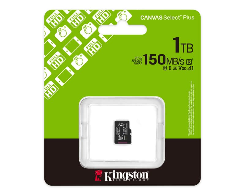Fotografija proizvoda: Memorijska kartica U1 V10 microSDXC 1TB Canvas Select Plus G3 150R A1 SDCS3/1TBSP